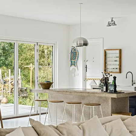 With Panoramic Windows And Stones Rørvig