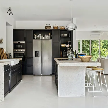 With Panoramic Windows And Stones Rørvig