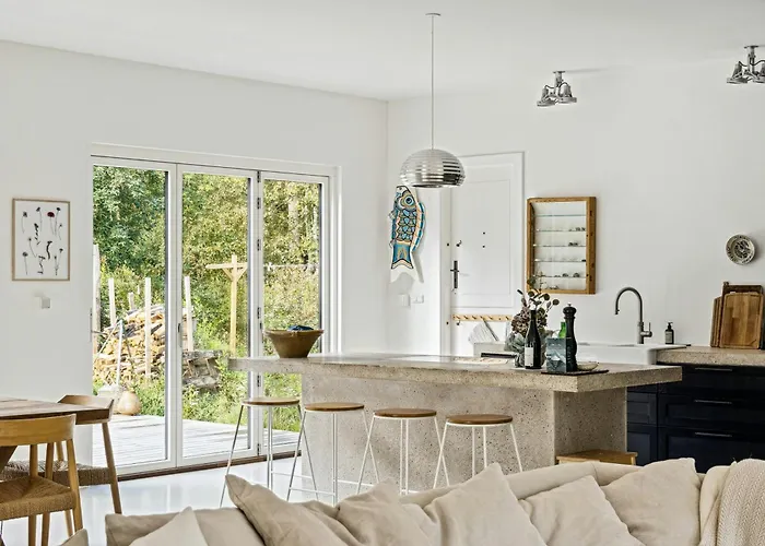 With Panoramic Windows And Stones Rørvig