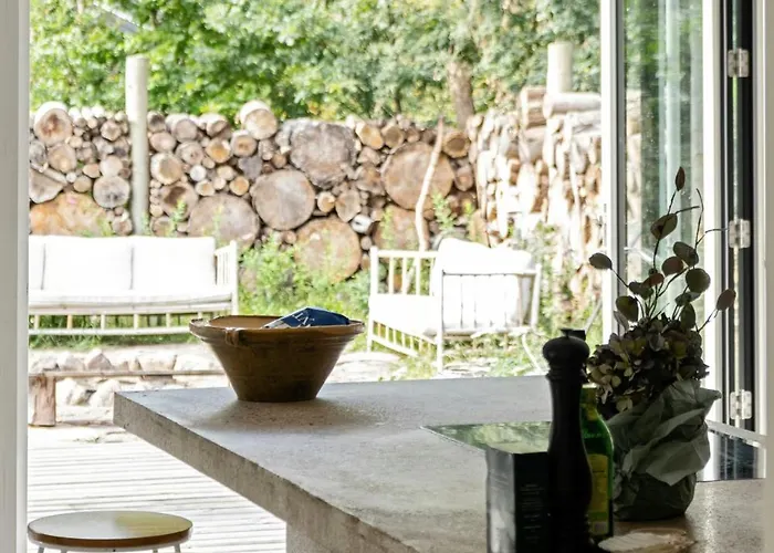 With Panoramic Windows And Stones