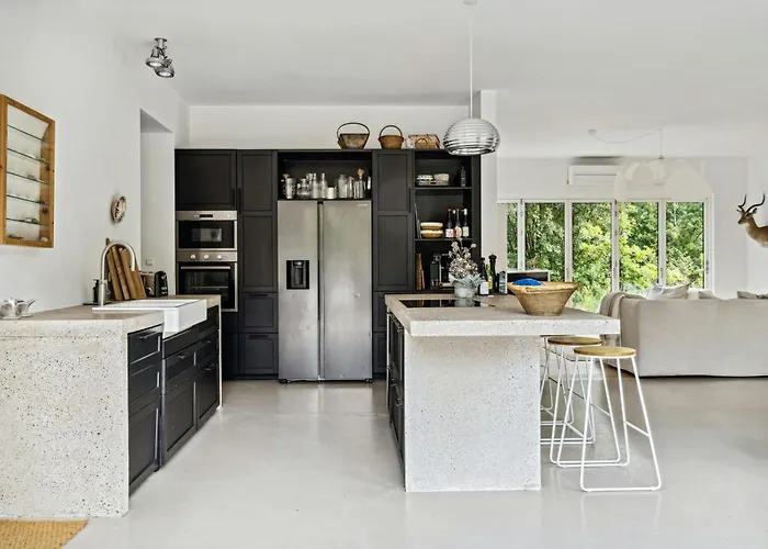 With Panoramic Windows And Stones Rørvig